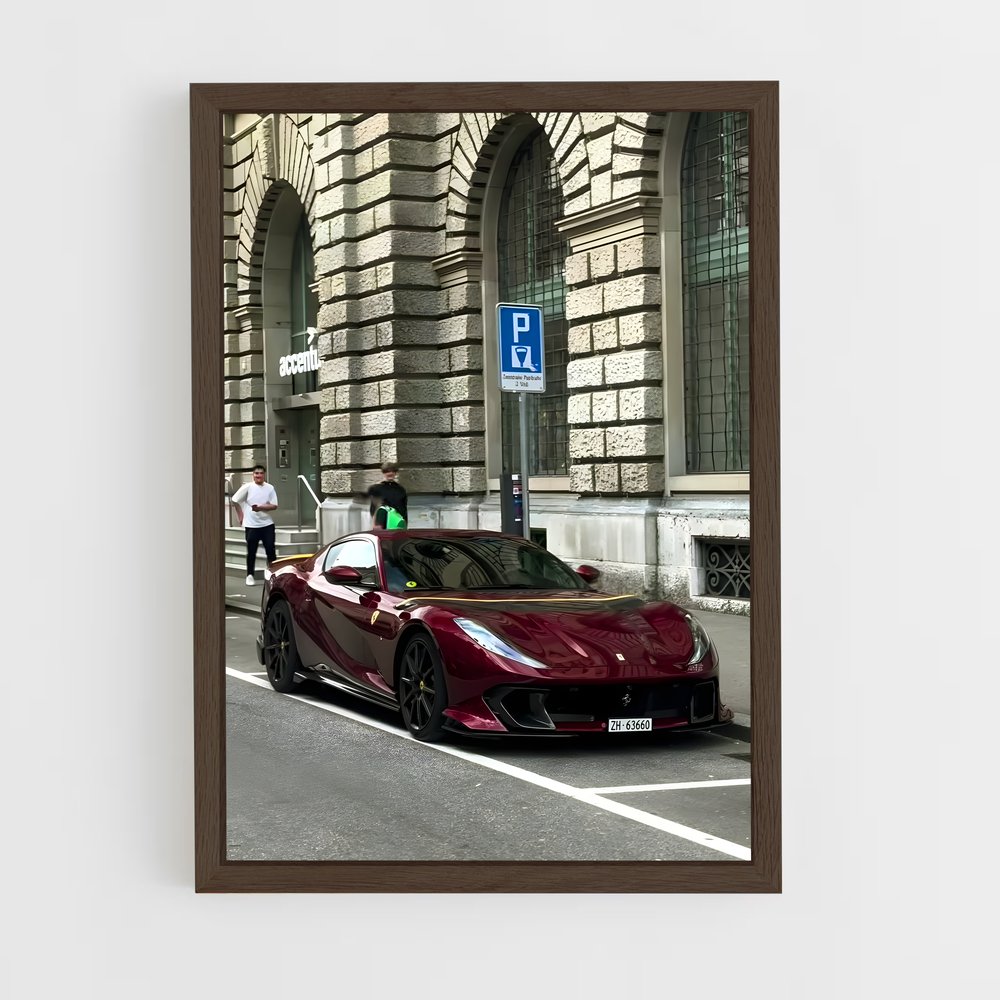 Poster Route 812 – affiche Ferrari (vue 5)